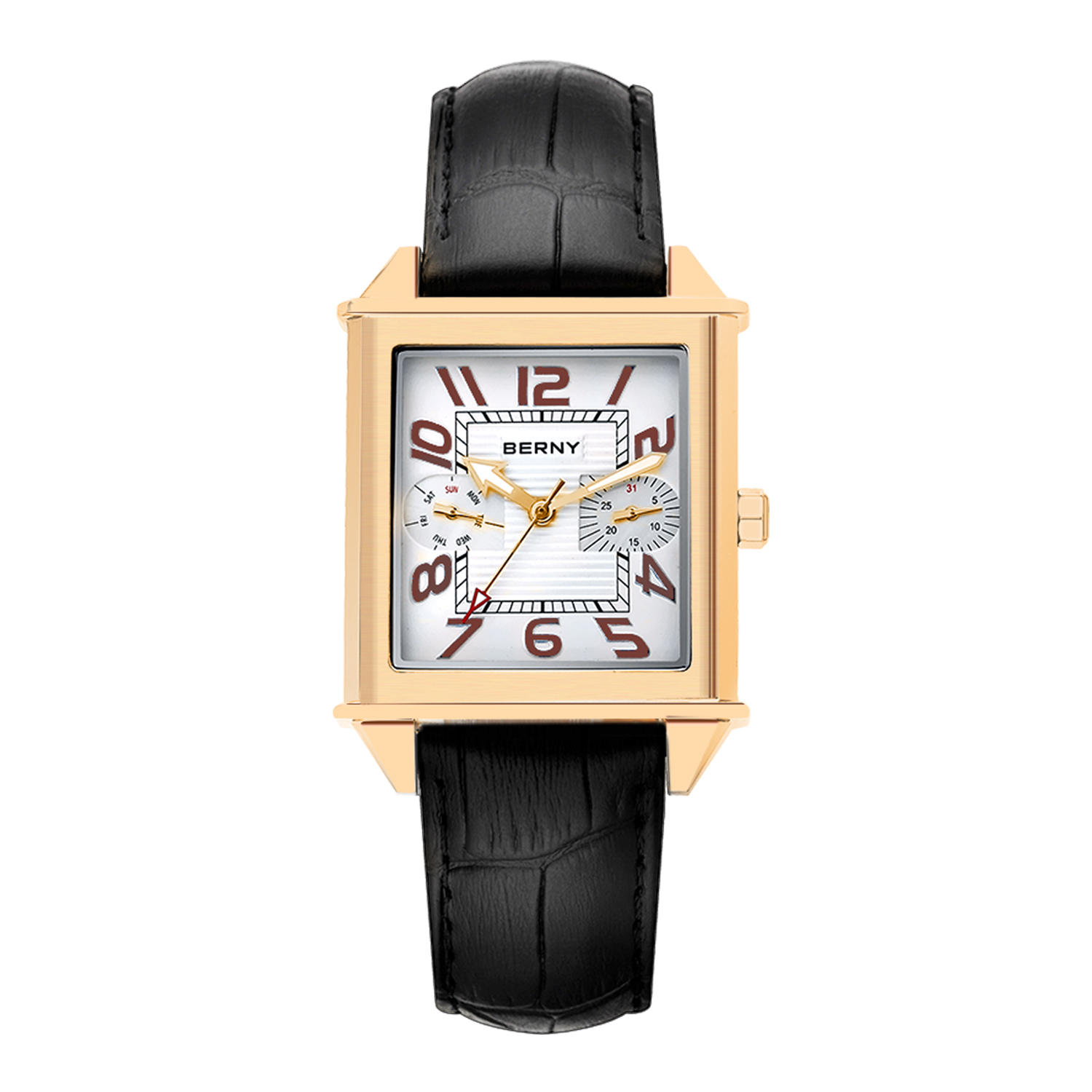 Luxury Watch Cartier - BERNY 6P25 Quartz Watch for Men