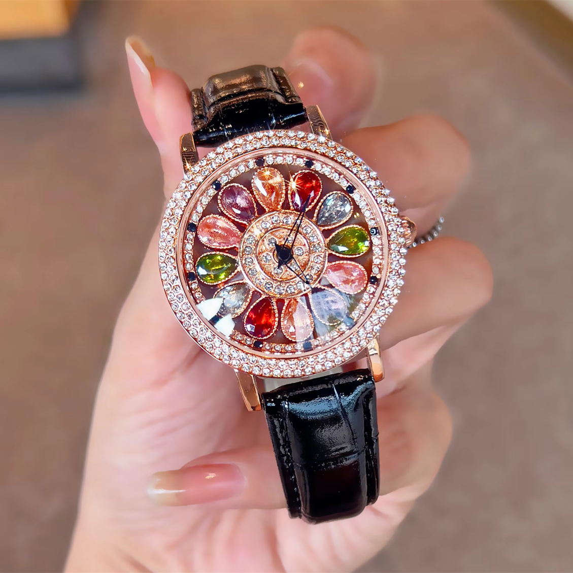 Luxury Watch Ladies - 1Pc Bling Rhinestone Women Quartz Watch