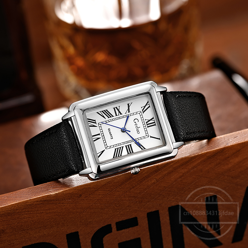 Luxury Watch Uk - New Fashion Designer Rectangle Dial Quartz