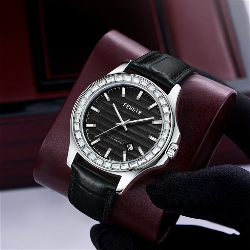 Luxury Watch Cartier - Branded Men's Watches, Light Luxury Diamond-Encrusted