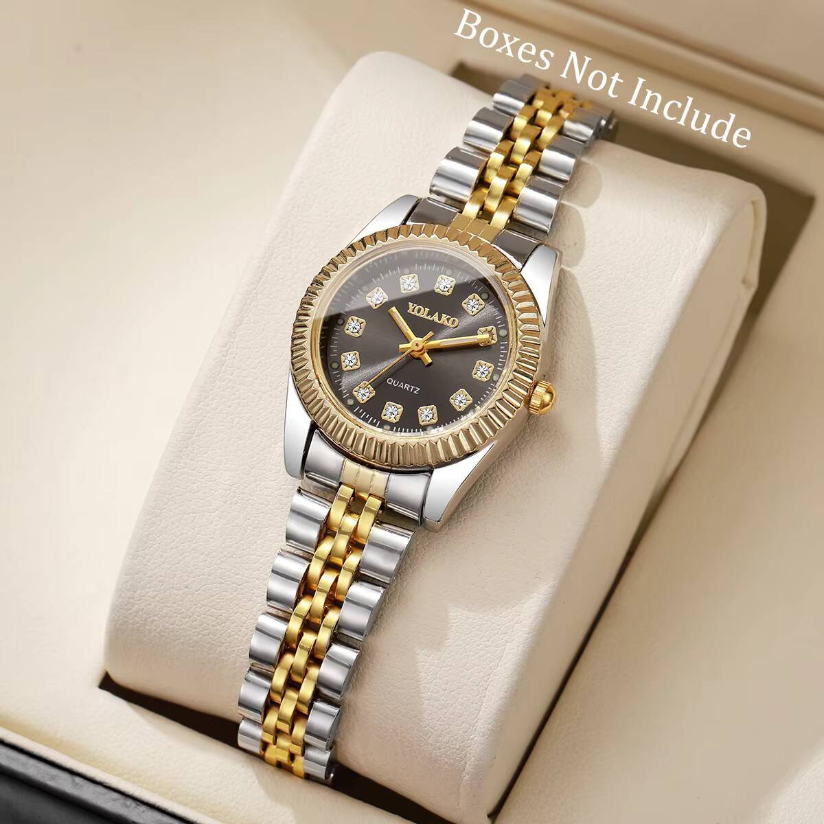 Luxury Watch Safe - Fashion Rhinestone Women Quartz Watch Luxury