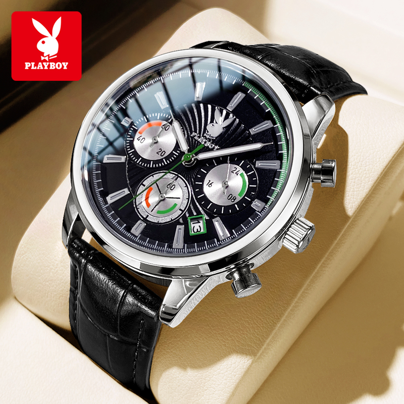 Luxury Watch Class - PLAYBOY 3305 Man Watch Luxury Brand