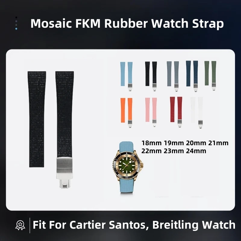 19 To 23mm Mosaic FKM Watch St - Luxury Watch Cartier ulasan dan harga
