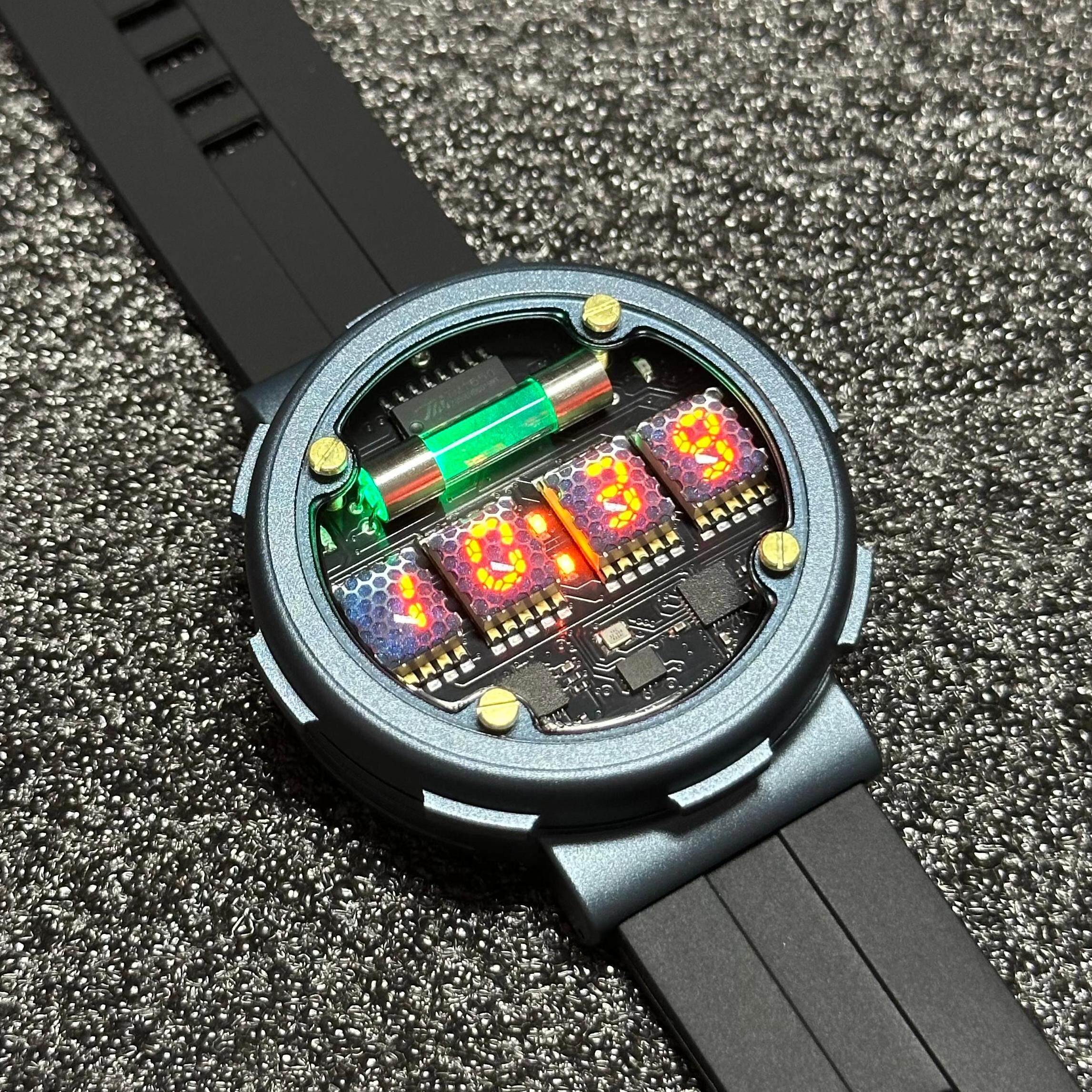 Retro Cyberpunk Nixie Tube Wat - Luxury Watch Nice ulasan dan harga
