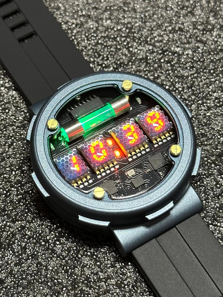 Retro Cyberpunk Nixie Tube Wat - Luxury Watch Nice ulasan dan harga
