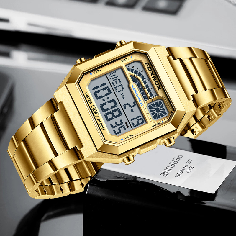 FOXBOX LIGE Fashion Luxury Dig - Luxury Watch Hd ulasan dan harga