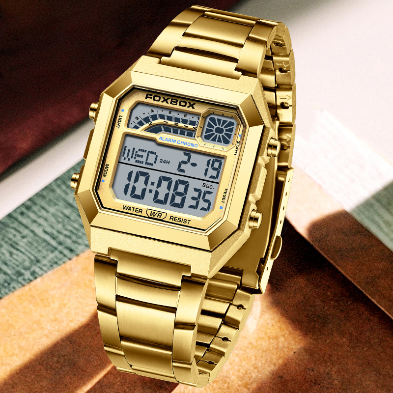 FOXBOX LIGE Fashion Luxury Dig - Luxury Watch Hd ulasan dan harga