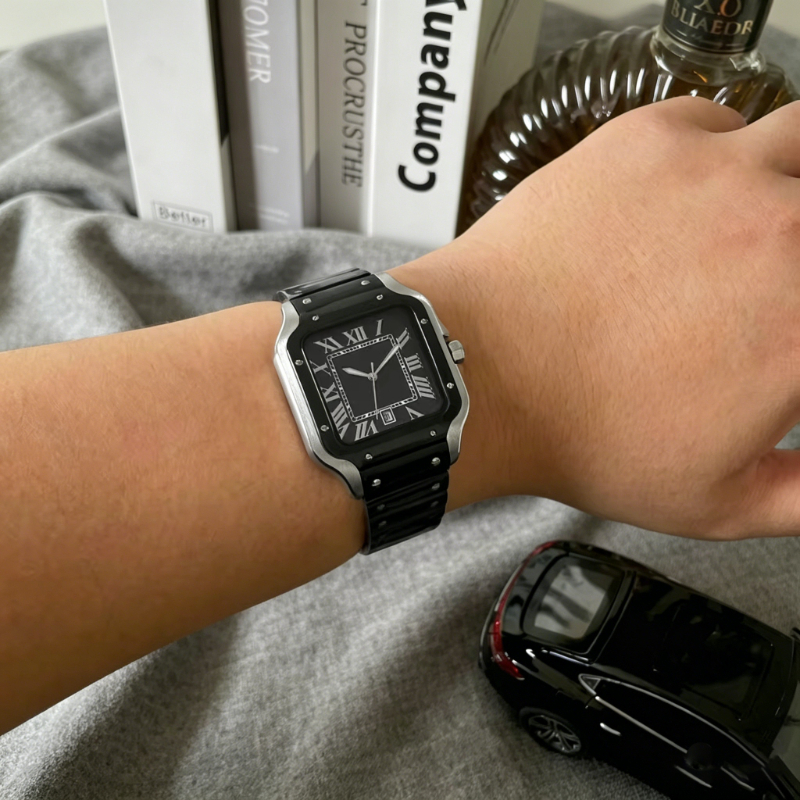 New Luxury Men's Quartz Watch  - Luxury Watch Cartier ulasan dan harga
