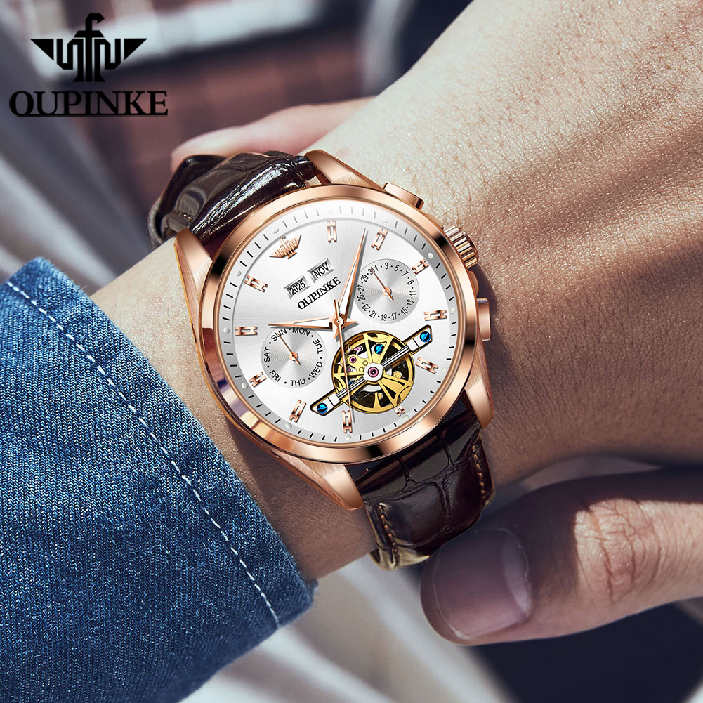 OUPINKE Men Watch Luxury Brand - Luxury Watch Hd ulasan dan harga