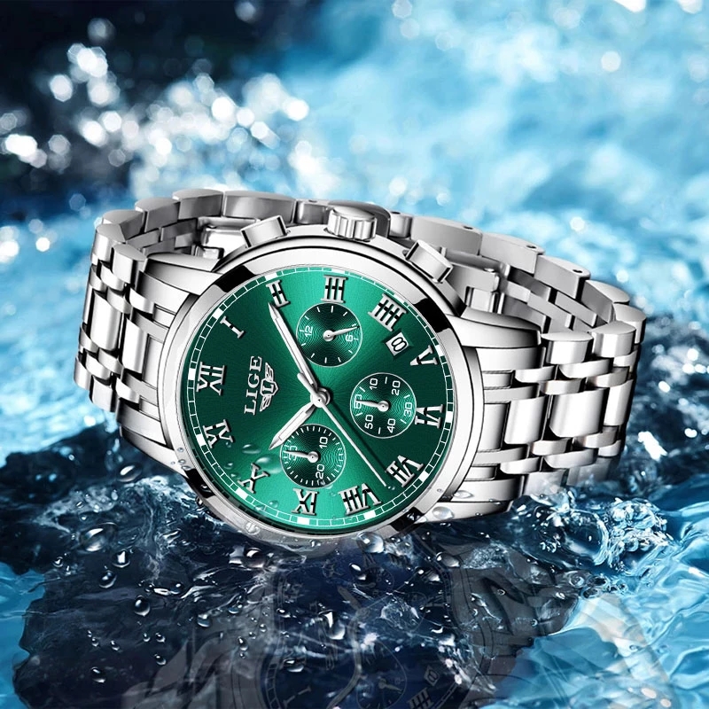 LIGE 2024 New Fashion Women Wa - Luxury Watch Ladies ulasan dan harga
