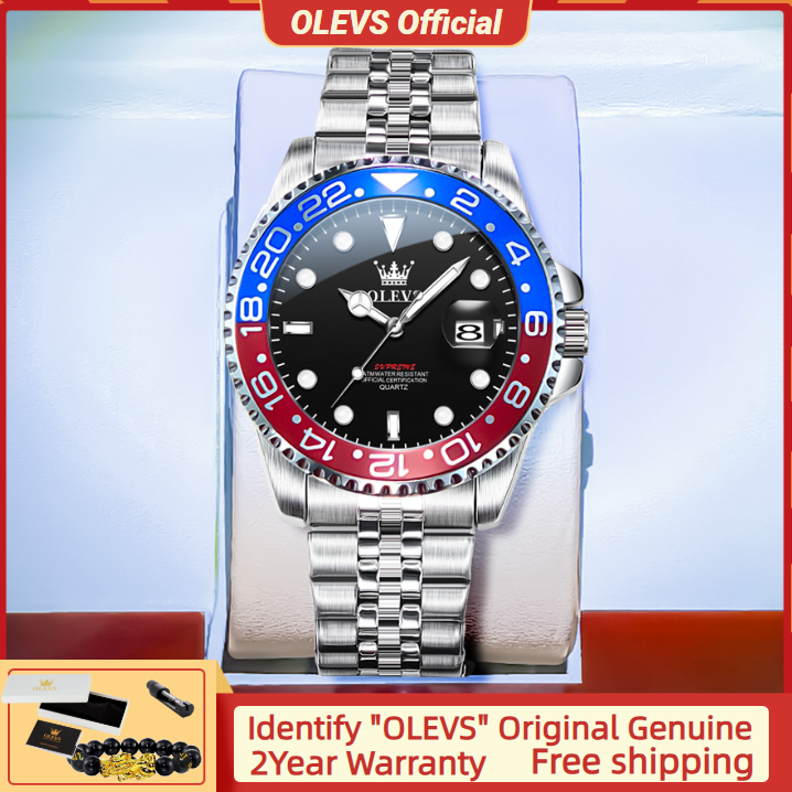 OLEVS 5657 Original Brand Men' - Luxury Watch Business ulasan dan harga