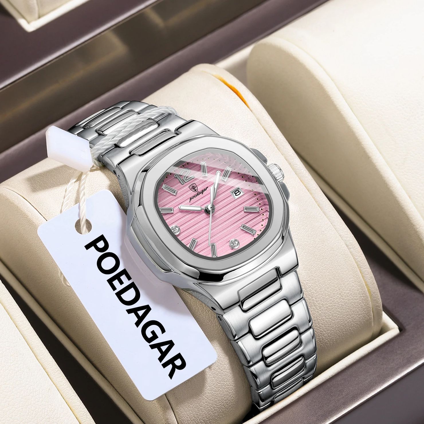 POEDAGAR Square Fashion Woman  - Luxury Watch Ladies ulasan dan harga