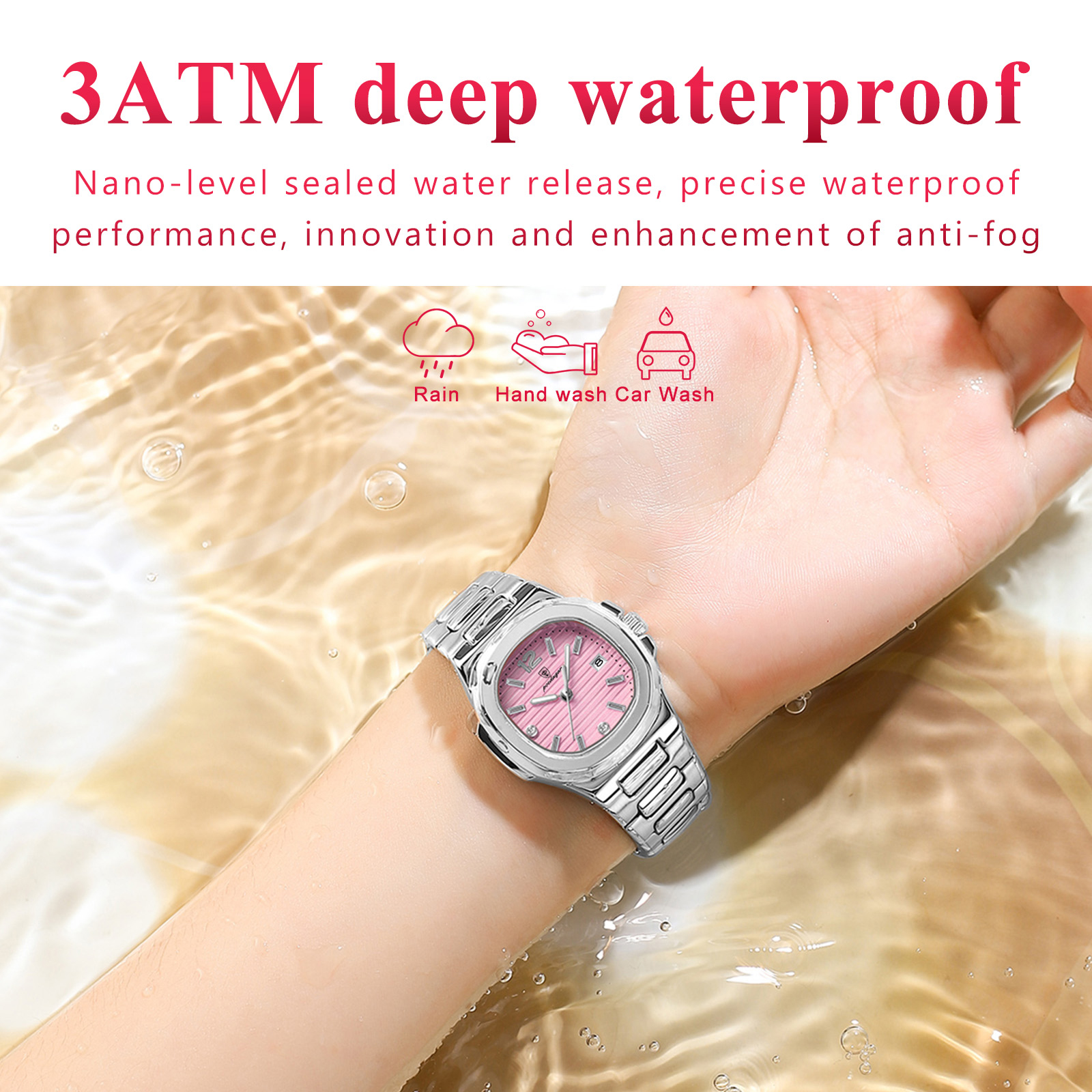 POEDAGAR Square Fashion Woman  - Luxury Watch Ladies ulasan dan harga