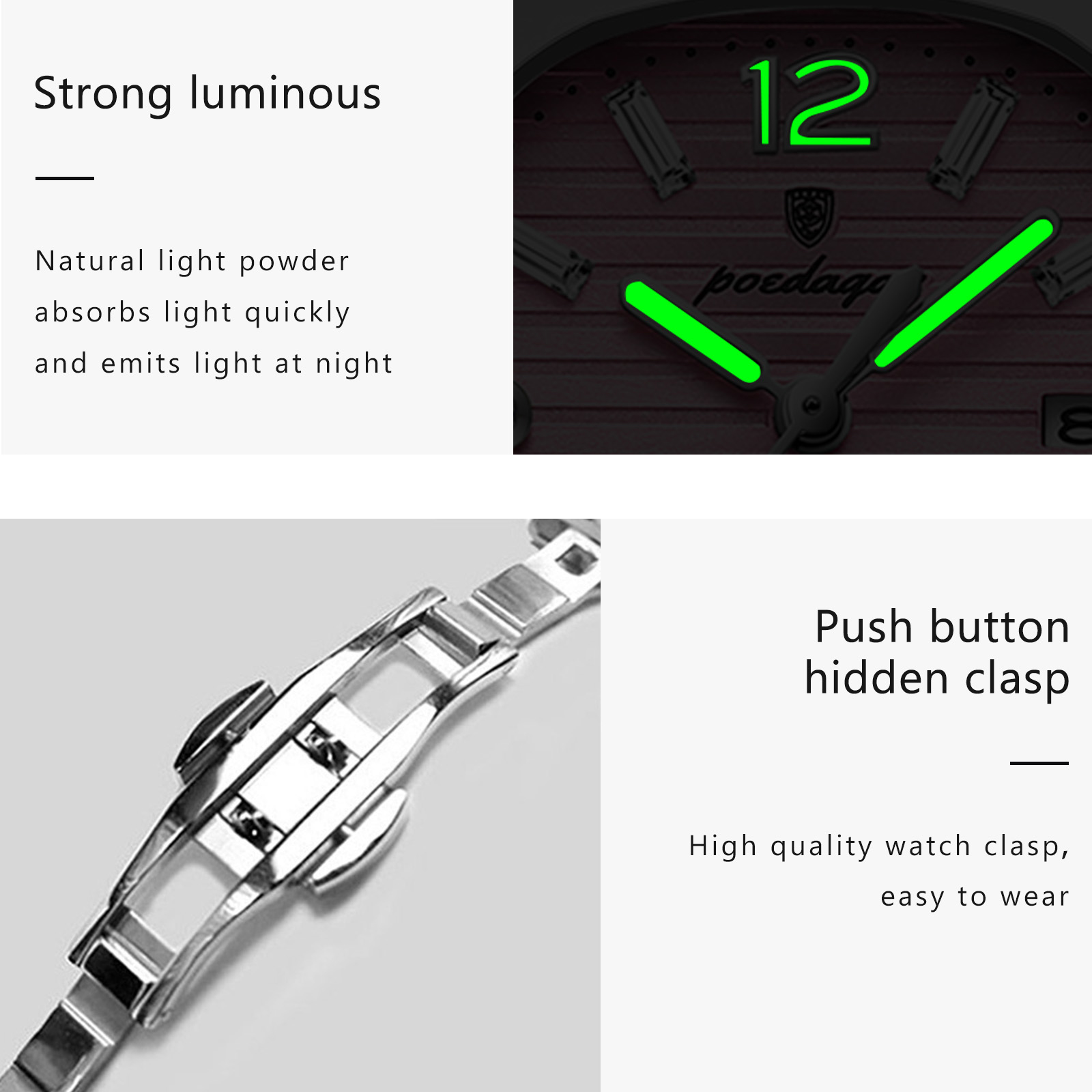 POEDAGAR Square Fashion Woman  - Luxury Watch Ladies ulasan dan harga