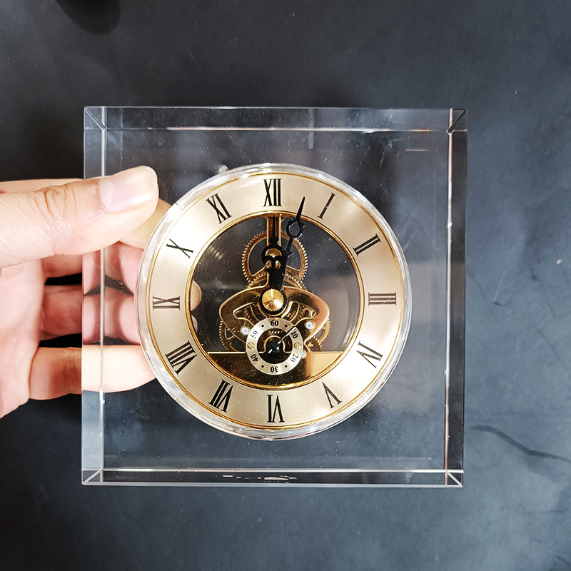 Crystal Silent Table Clock Lux - Table Watch Luxury ulasan dan harga