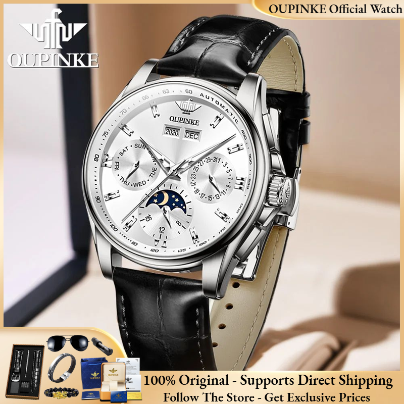 OUPINKE 3189 Men Watch Brand L - Luxury Watch Hd ulasan dan harga