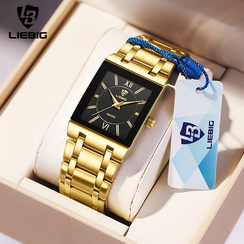 LiEBIG Luxury Golden Quartz Wr - Luxury Watch Uk ulasan dan harga