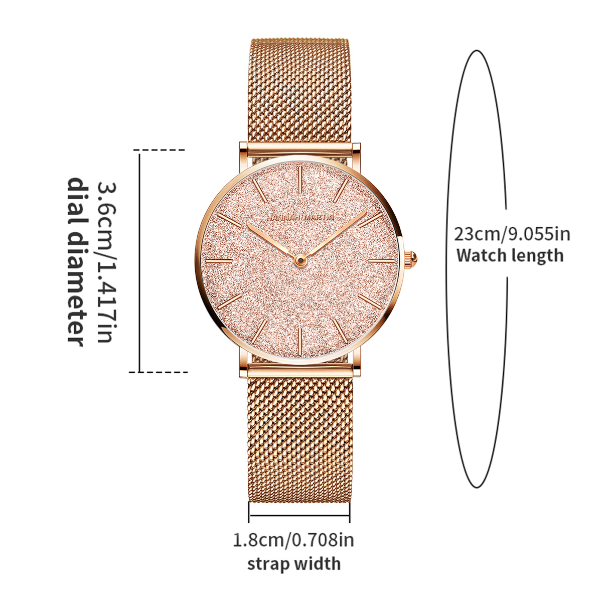 Hannah Martin Luxury Women's W - Luxury Watch Japanese ulasan dan harga
