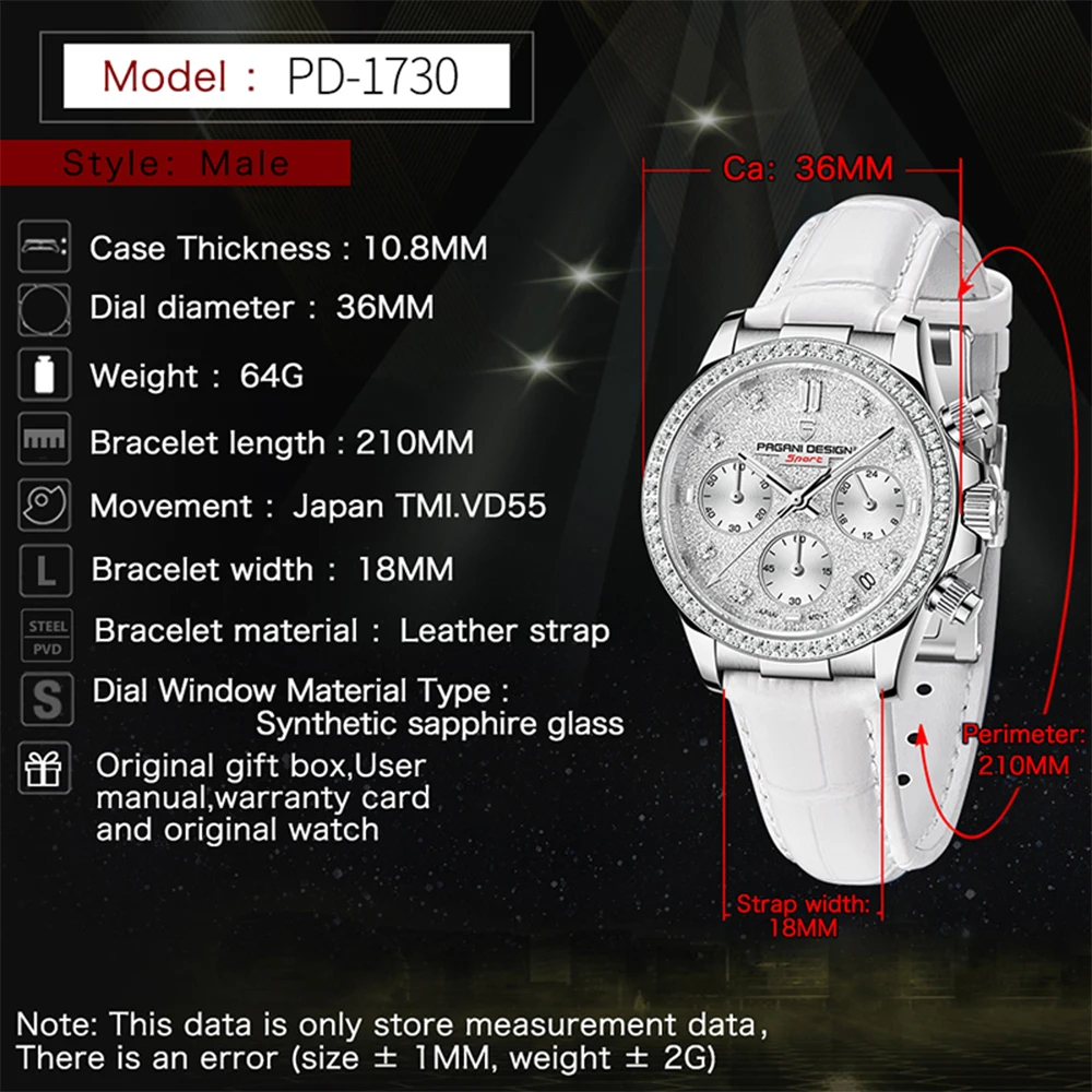 PAGANI DESIGN Fashion Multifun - Luxury Watch Nice ulasan dan harga