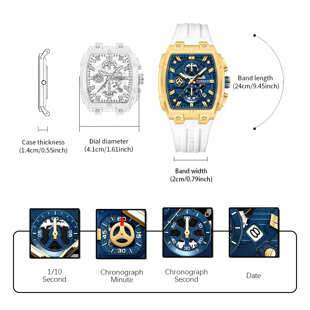 CURREN Luxury Vintage Watch fo - Luxury Watch Safe ulasan dan harga
