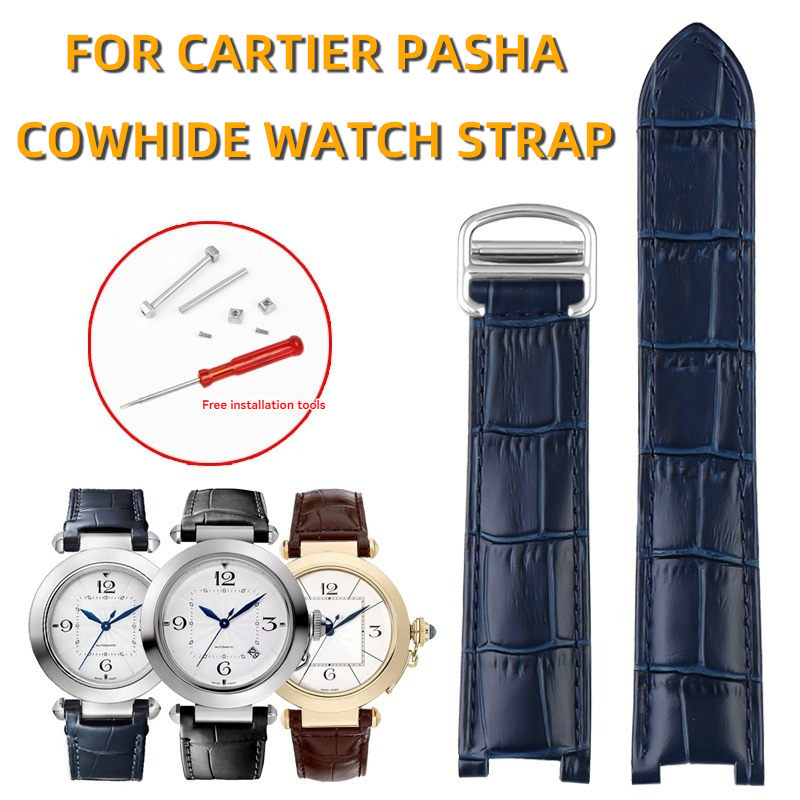 Genuine Cowhide Watch Strap Sp - Luxury Watch Cartier ulasan dan harga