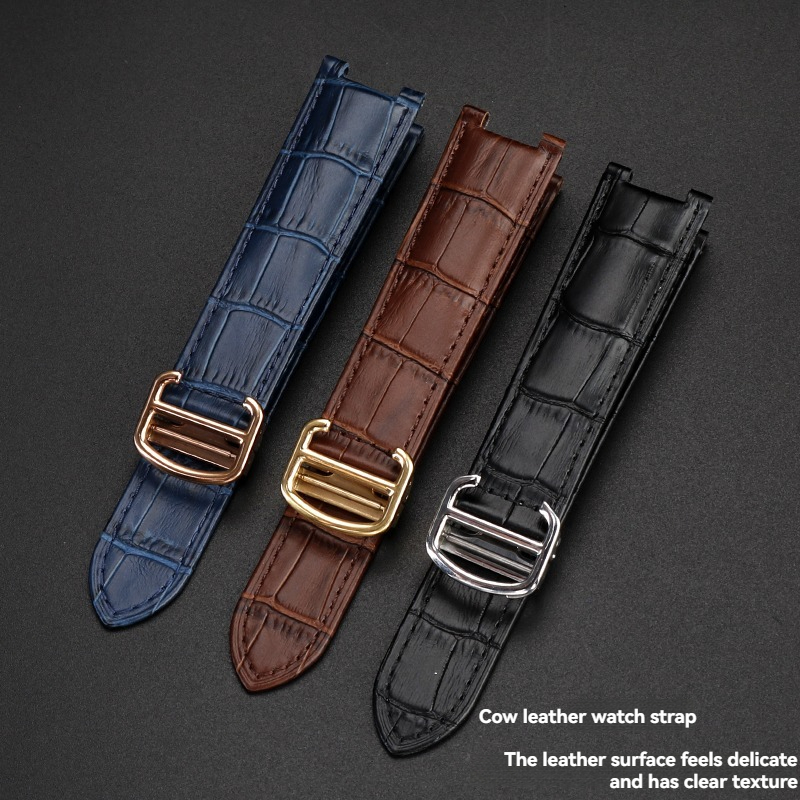 Genuine Cowhide Watch Strap Sp - Luxury Watch Cartier ulasan dan harga