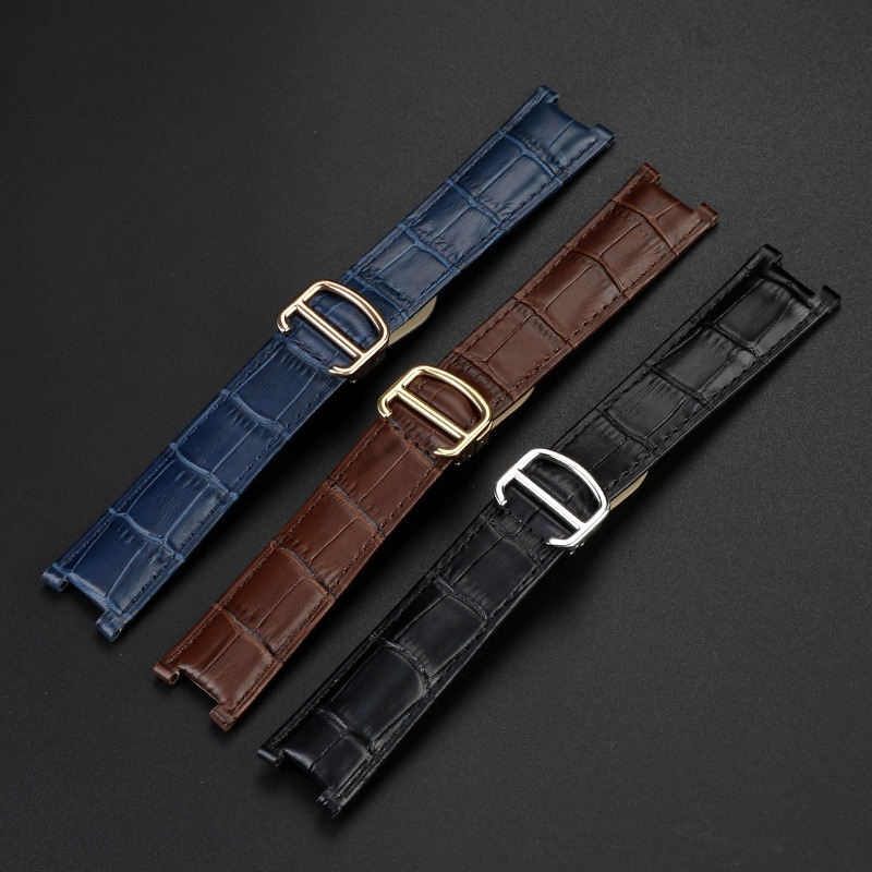 Genuine Cowhide Watch Strap Sp - Luxury Watch Cartier ulasan dan harga