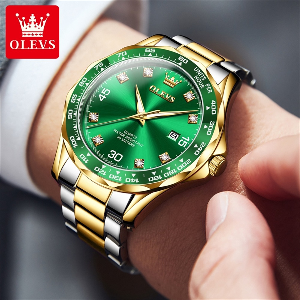 OLEVS Original Men's Quartz Wa - Luxury Watch Class ulasan dan harga