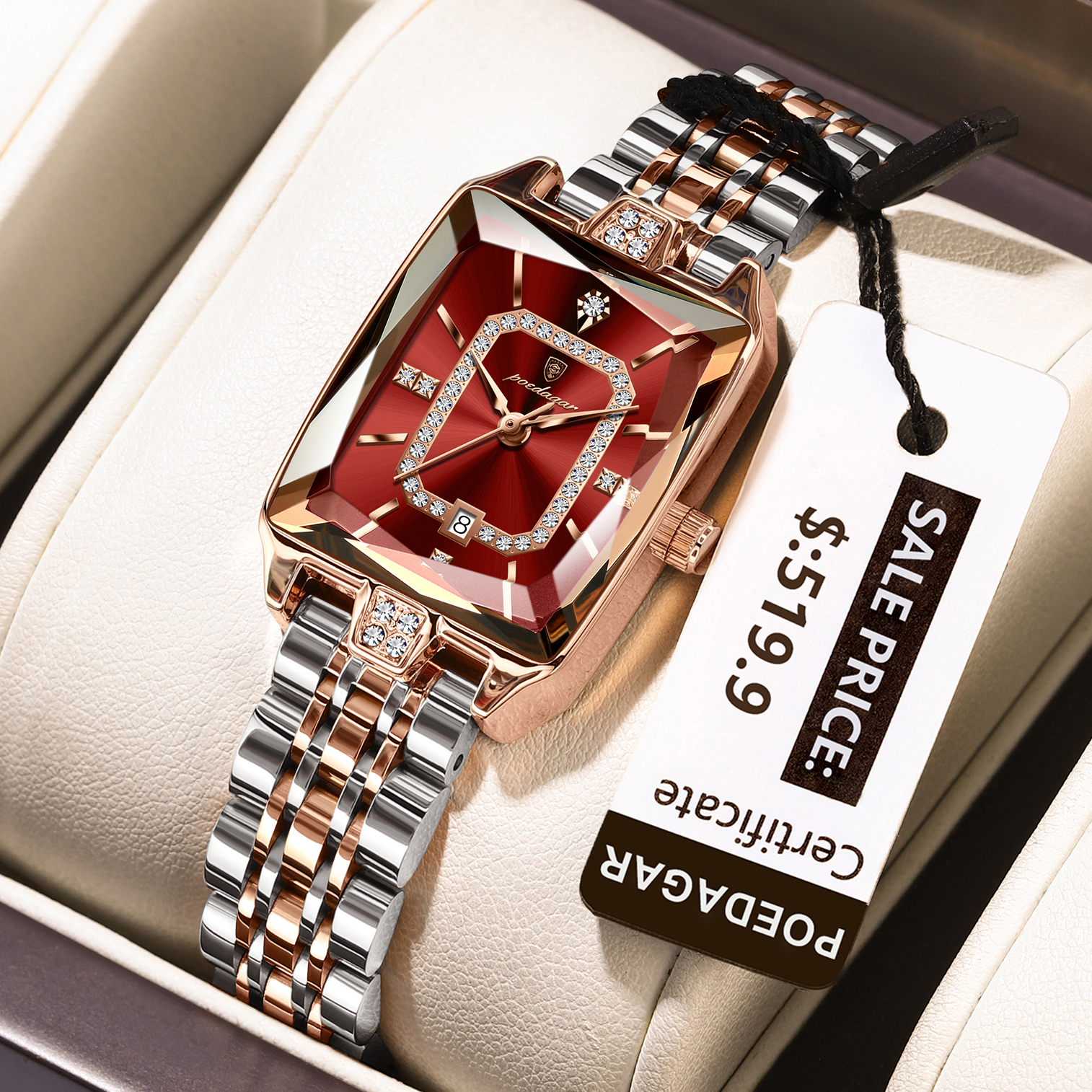 POEDAGAR Luxury Rectangle Watc - Luxury Watch Ladies ulasan dan harga