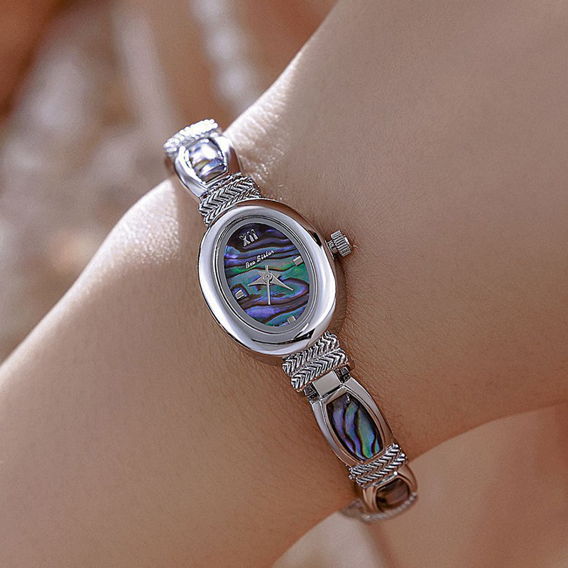 Oval Dial Women Bracelet Watch - Luxury Watch Ladies ulasan dan harga