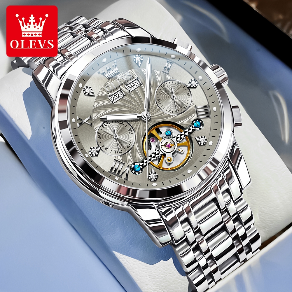 OLEVS 7088 Men Watch Luxury Br - Luxury Watch Hd ulasan dan harga