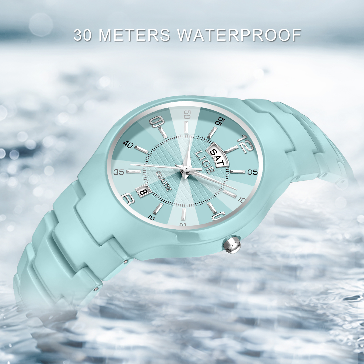 LIGE Luxury Elegant Quartz Wom - Luxury Watch Dial ulasan dan harga