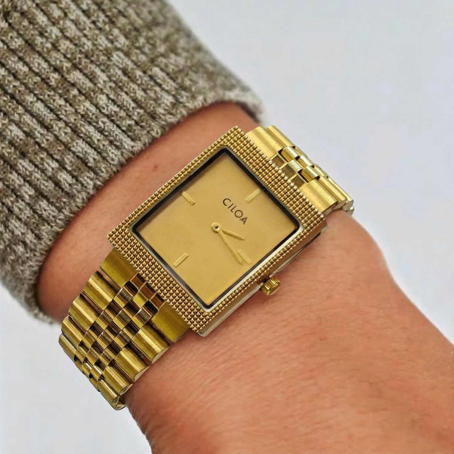 CILOA Light Luxury Square Men' - Luxury Watch Cartier ulasan dan harga