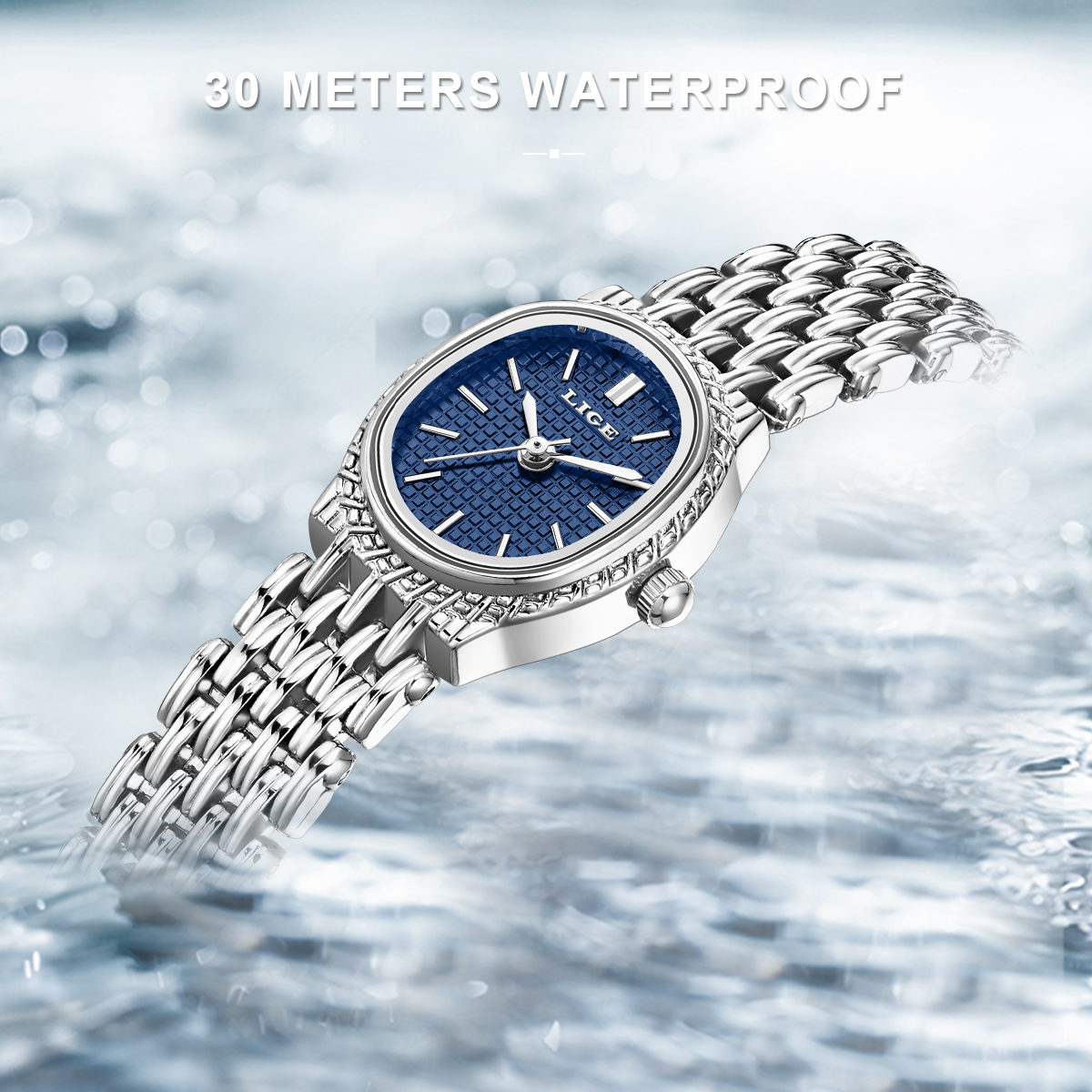 LIGE Fashion Luxury Quartz Wom - Luxury Watch Dial ulasan dan harga