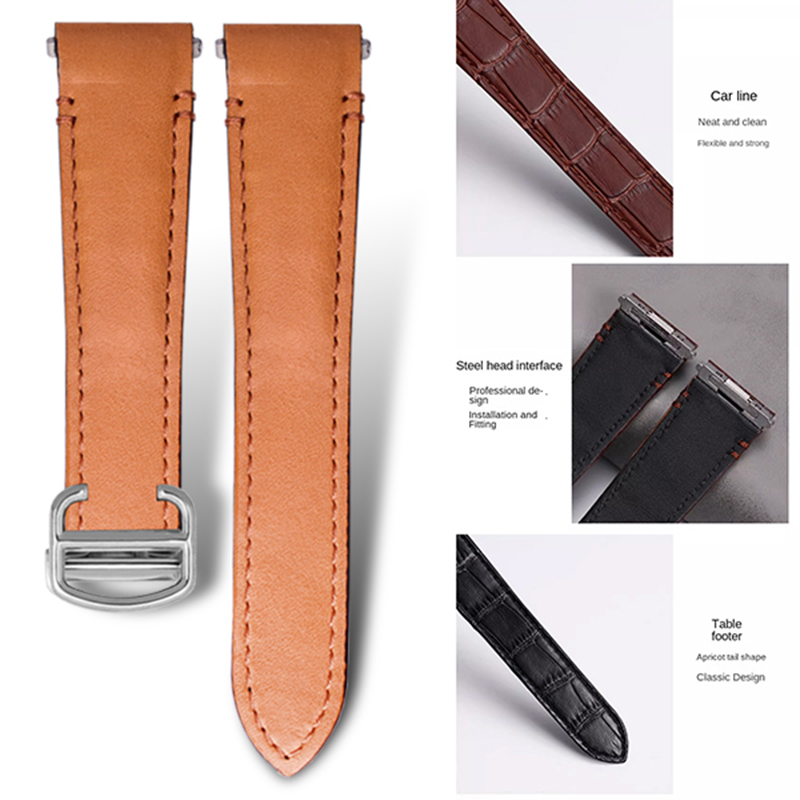 21mm 19mm Cow leather Watch St - Luxury Watch Cartier ulasan dan harga