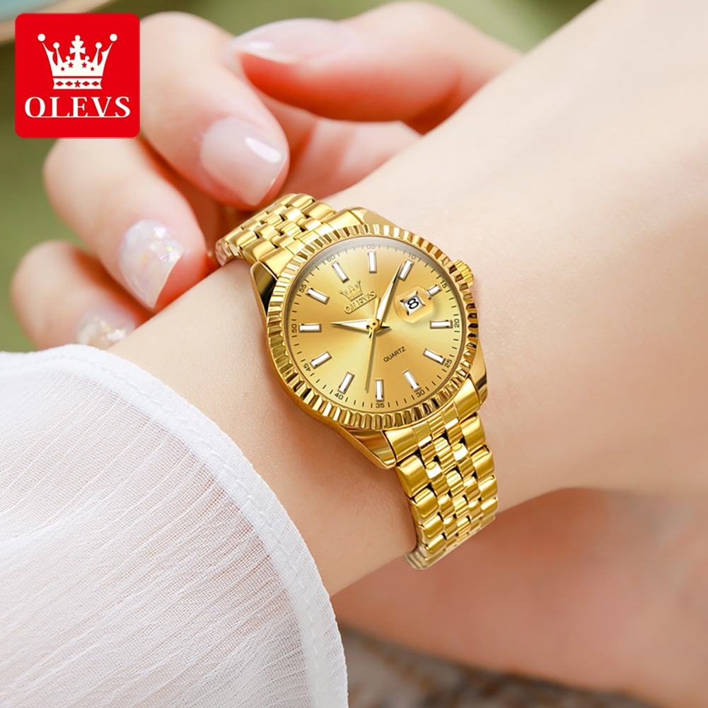 OLEVS 5593 Quartz Women's Watc - Luxury Watch Cheap ulasan dan harga