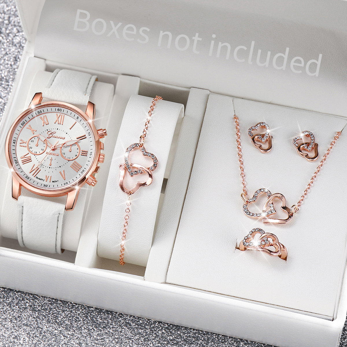 5/6PCS Luxury Women Watches Je - Luxury Watch Safe ulasan dan harga