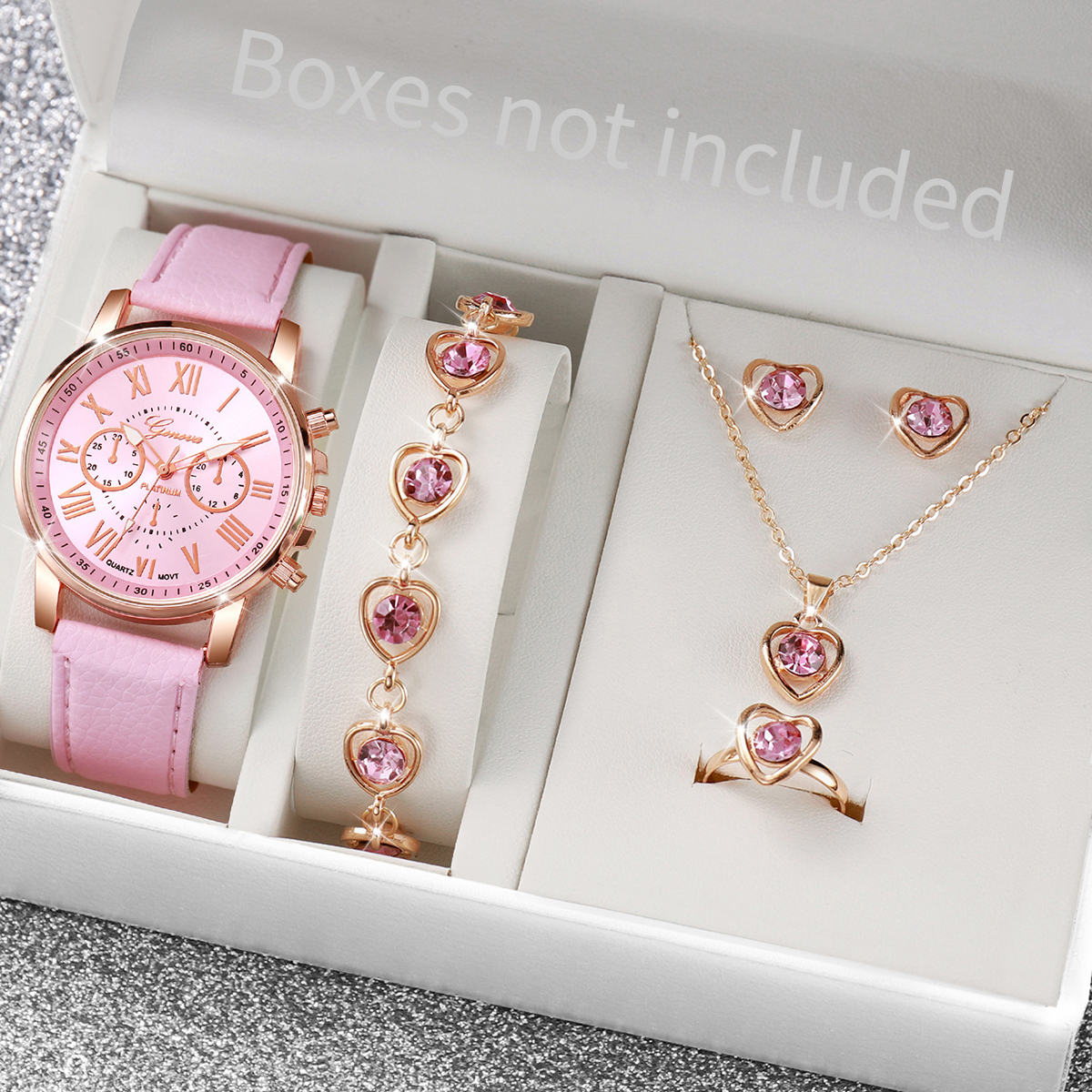 5/6PCS Luxury Women Watches Je - Luxury Watch Safe ulasan dan harga
