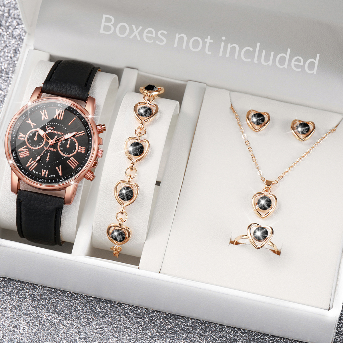 5/6PCS Luxury Women Watches Je - Luxury Watch Safe ulasan dan harga