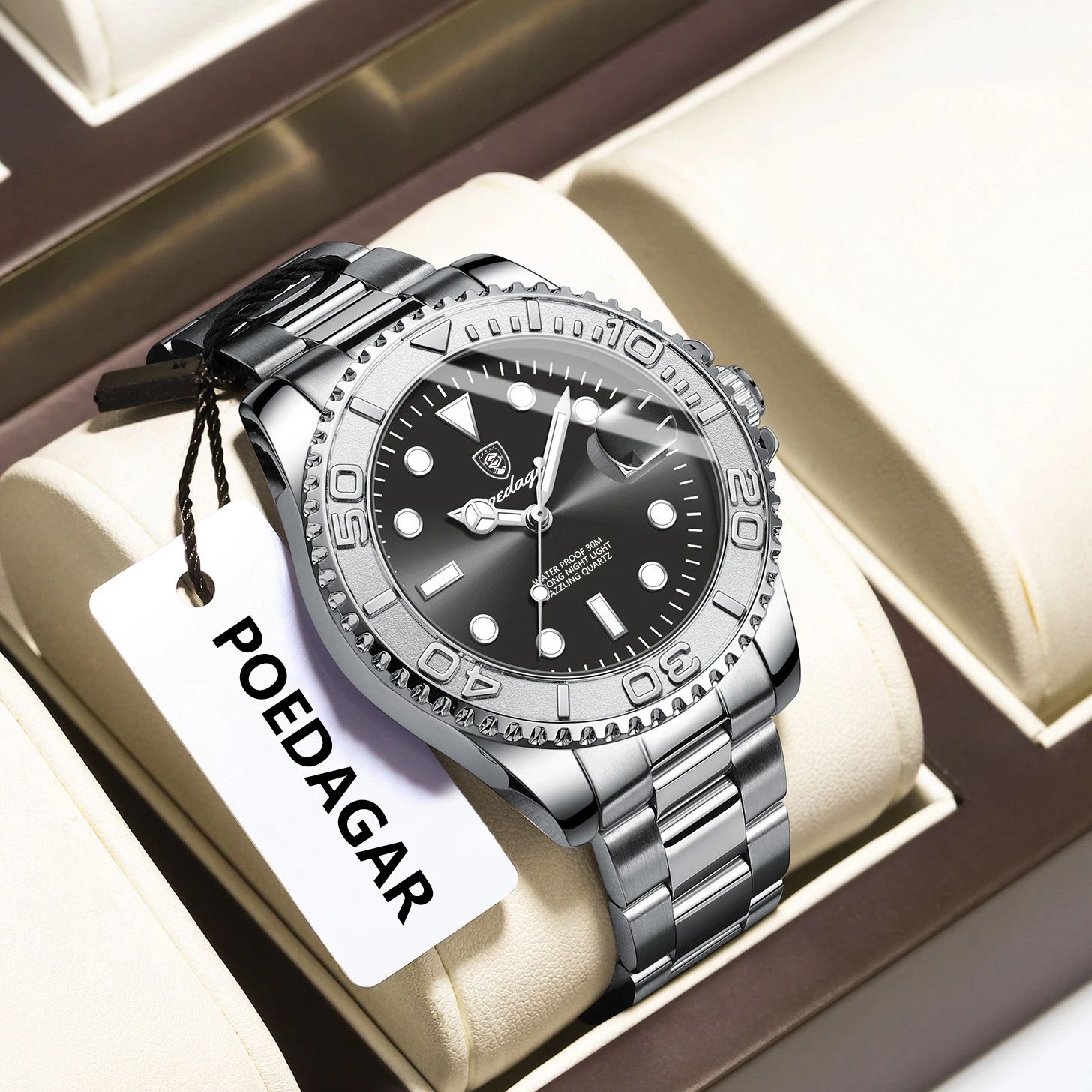 POEDAGAR Trendy Sport Man Watc - Luxury Watch Business ulasan dan harga