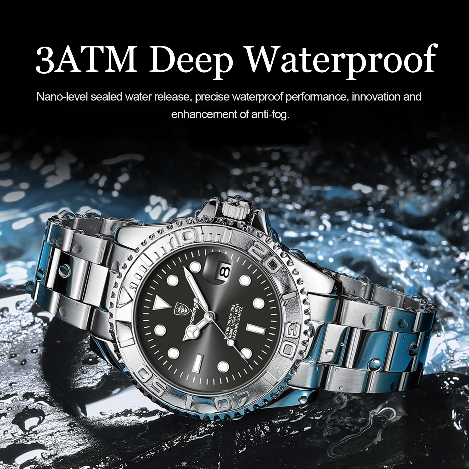 POEDAGAR Trendy Sport Man Watc - Luxury Watch Business ulasan dan harga