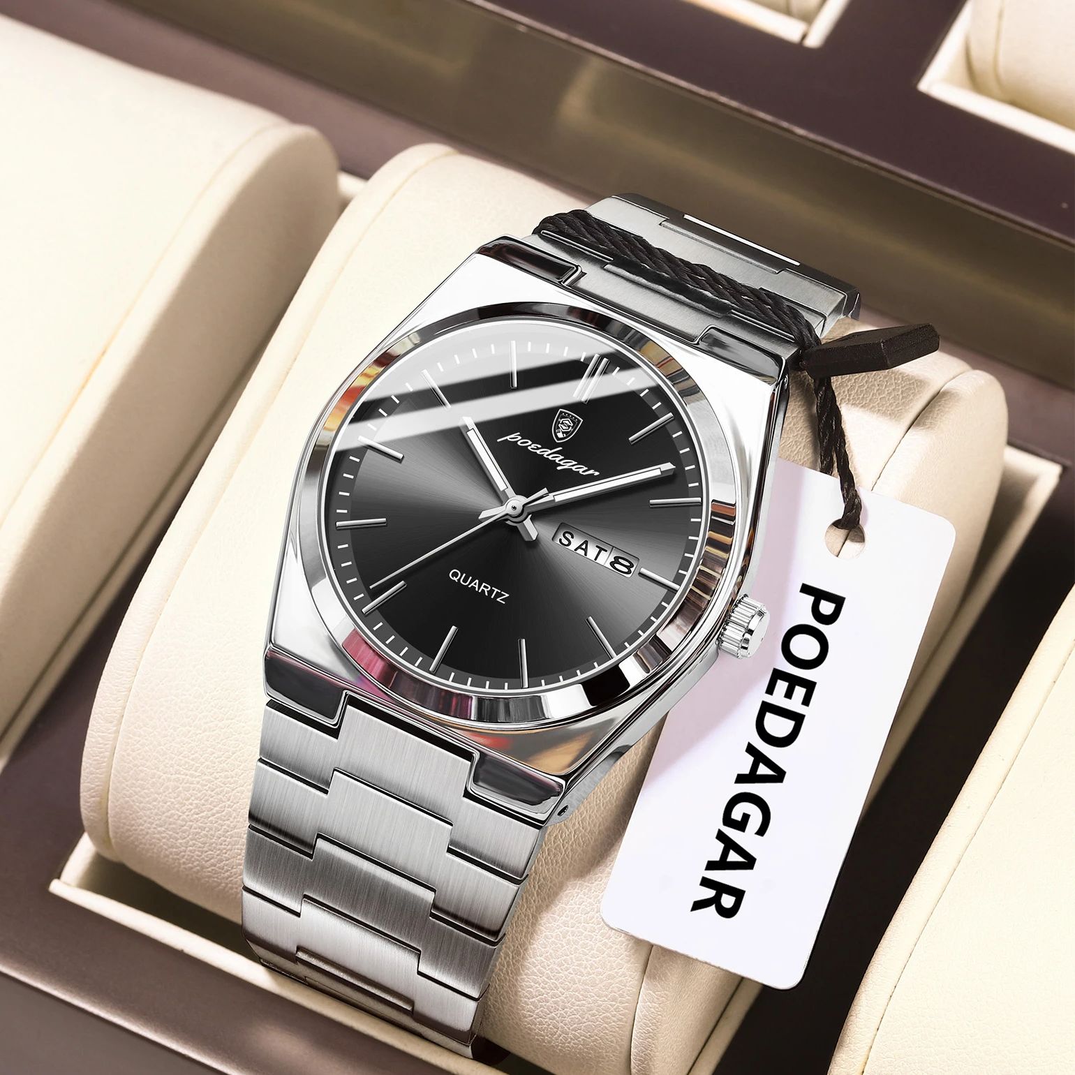 POEDAGAR Luxury Men's Quartz W - Luxury Watch Cartier ulasan dan harga