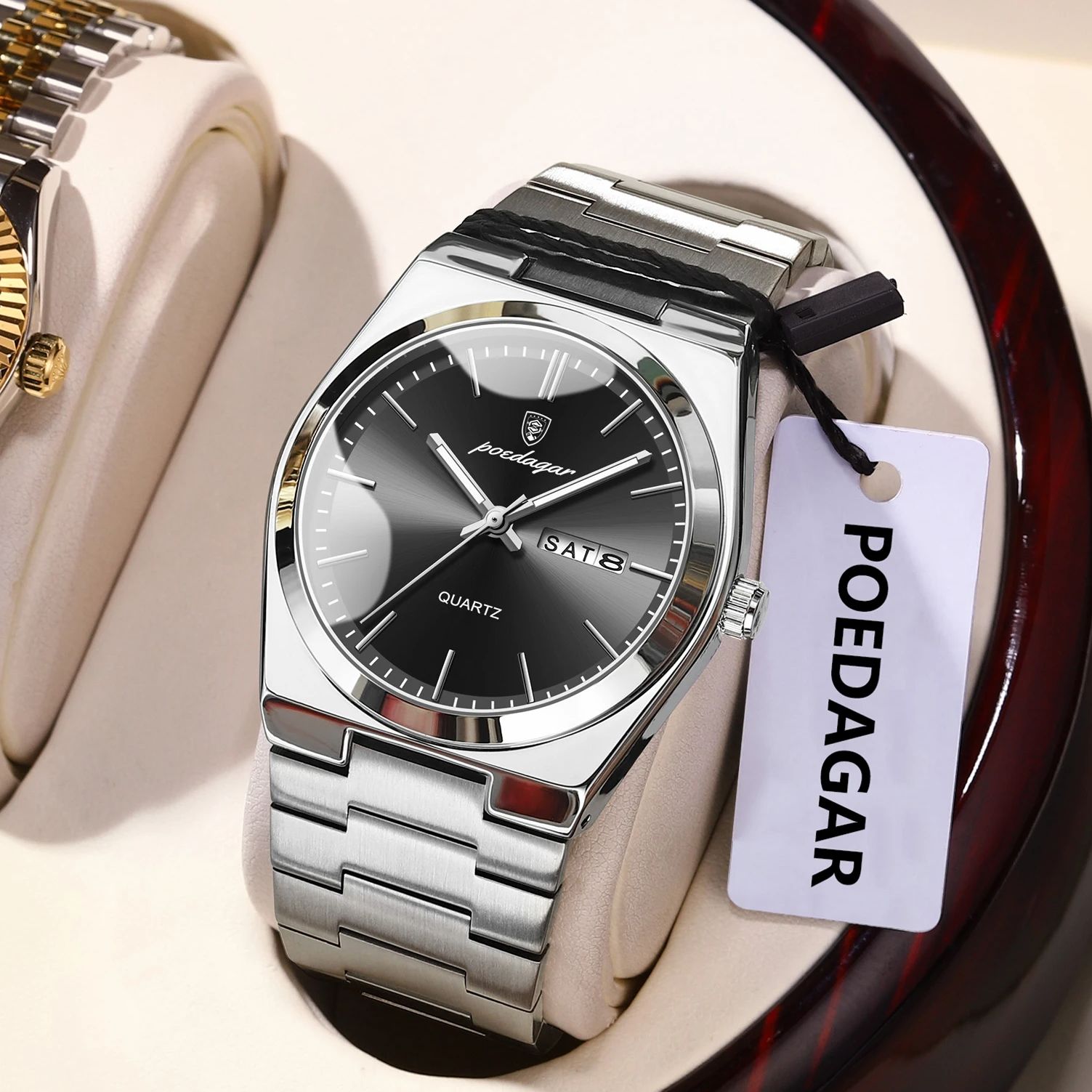 POEDAGAR Luxury Men's Quartz W - Luxury Watch Cartier ulasan dan harga