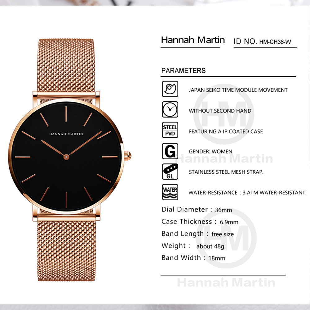 Hannah Martin Top Brand Luxury - Luxury Watch Japanese ulasan dan harga