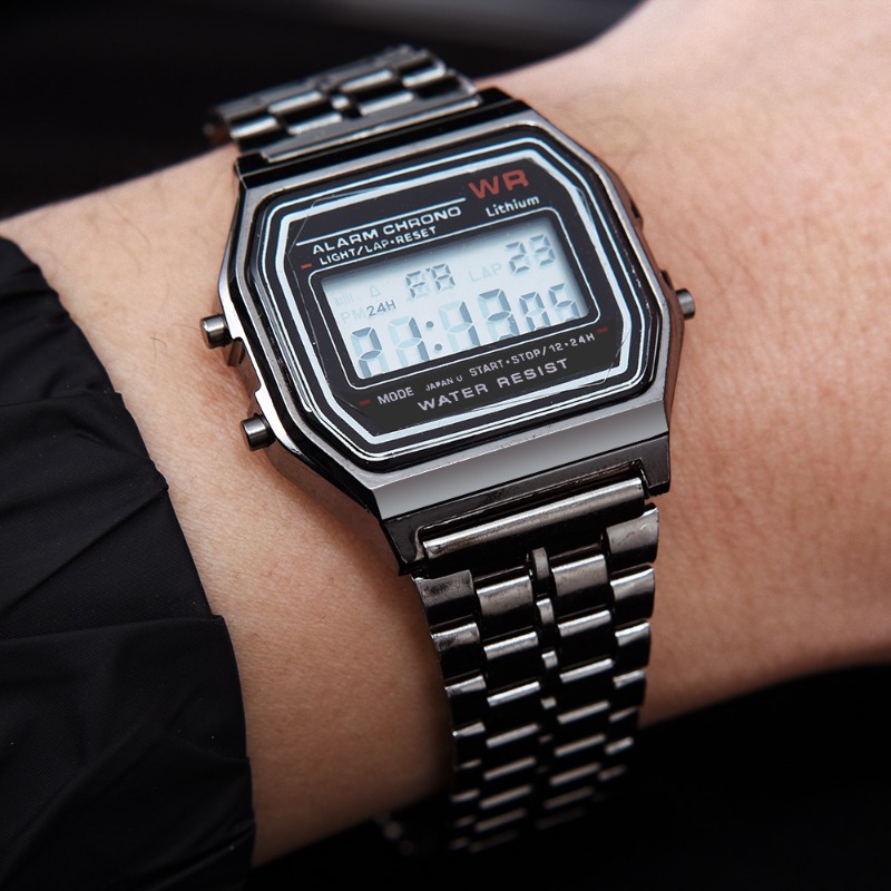 Luxury F91W Steel Strap Watche - Luxury Watch Uk ulasan dan harga