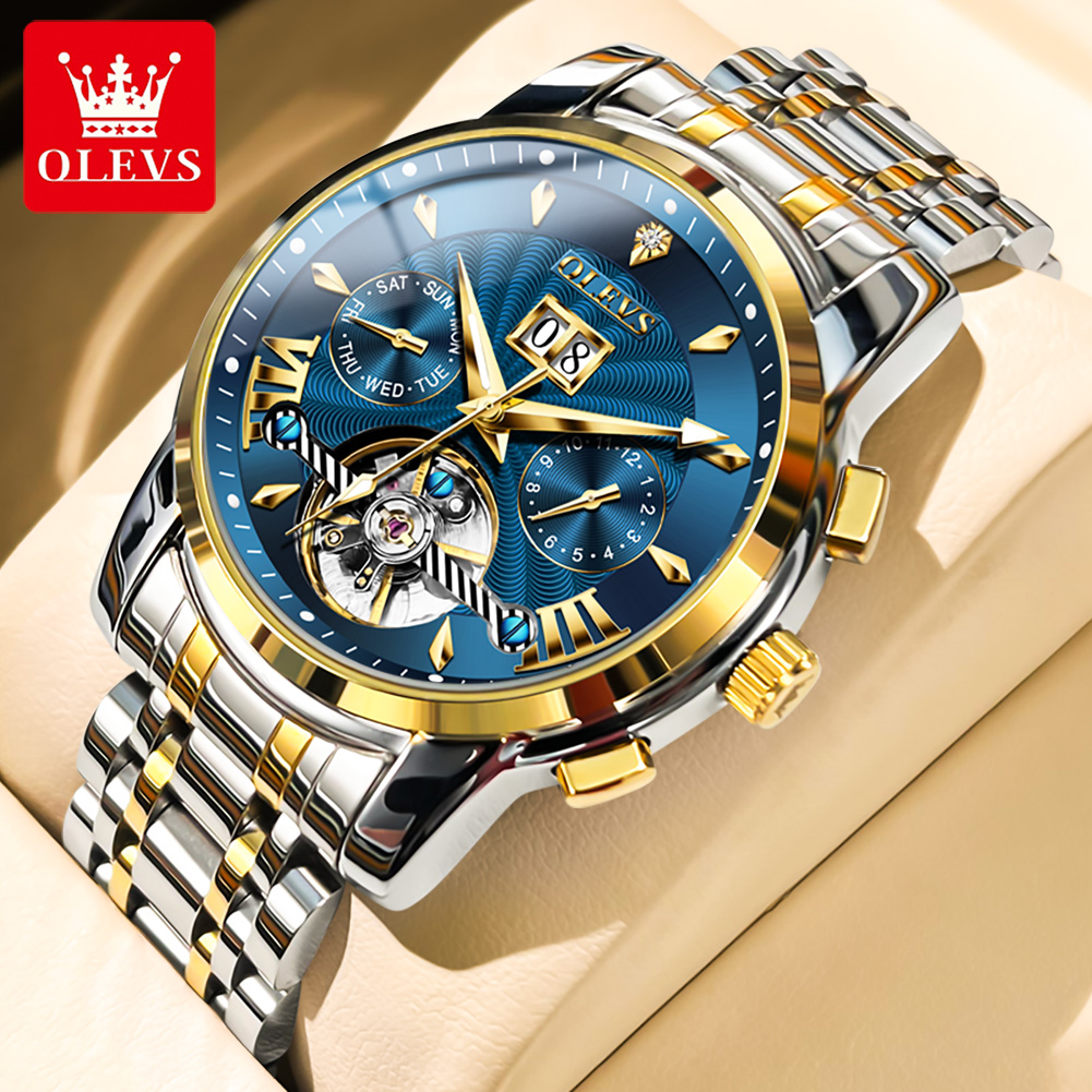 OLEVS Men Watches Luxury Fashi - Luxury Watch Business ulasan dan harga