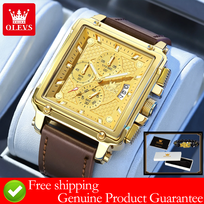 OLEVS brand mens watches water - Luxury Watch Dial ulasan dan harga
