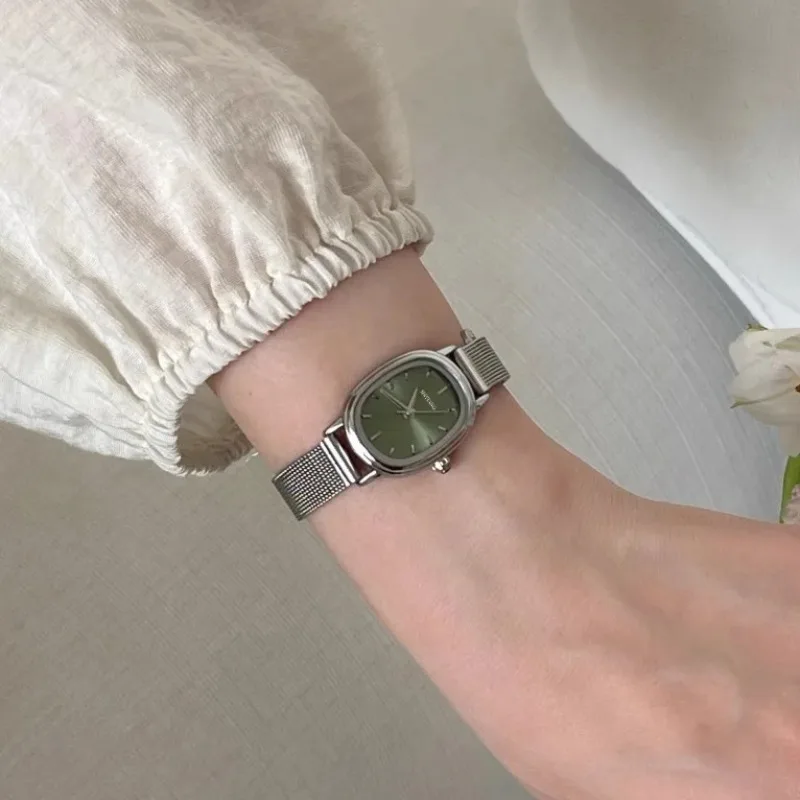 Small Oval Dial Green Watch Si - Luxury Watch Ladies ulasan dan harga