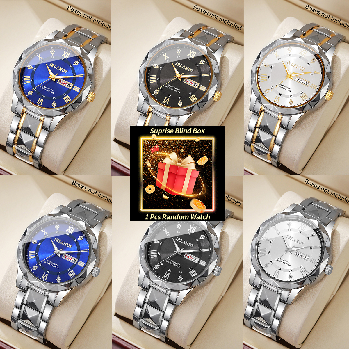 1PC Surprise Mystery Watch Bli - Luxury Watch Business ulasan dan harga